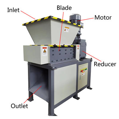 Macchina per la frantumazione di scarti di metallo portatile / Plastic Coconut Husk Paper Cardboard Box Crusher