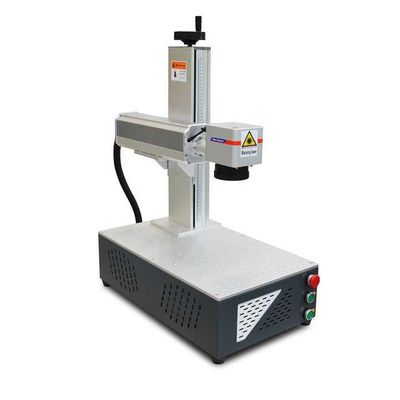 Macchina di marcatura laser a fibra rotativa 50w Marcatore laser portatile da scrivania