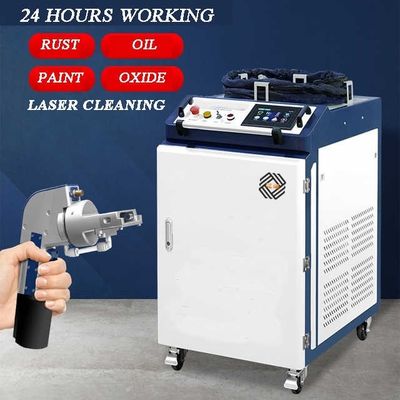 Macchina di pulizia laser portatile 1000W 1500W 3000W JPT Pulso di fibra di olio di vernice laser pulitore