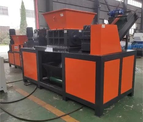 Macchina di triturazione dei rifiuti industriali di plastica a doppio albero