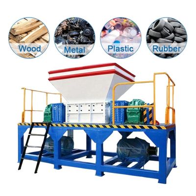Trituratore per pneumatici industriali a doppio albero Trituratore per riciclaggio di gomma