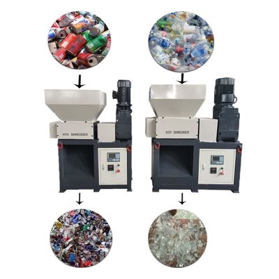 Crasatore di filo di rame industriale di alluminio elettrico può Twin Shaft Shredder