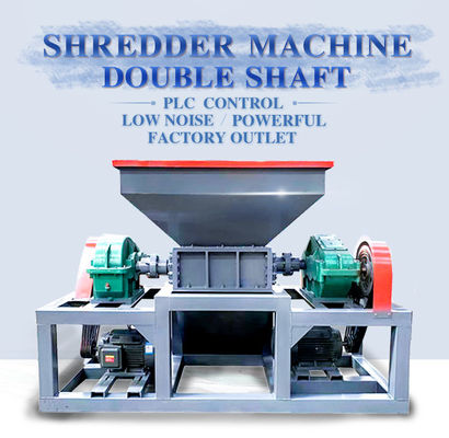 Crasatore di filo di rame industriale di alluminio elettrico può Twin Shaft Shredder
