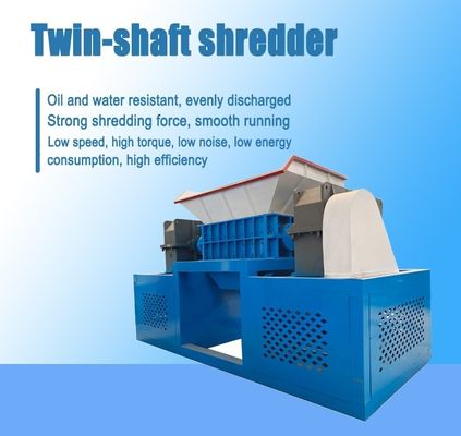 380V Heavy Duty Wood Shredder Machine Twin Shaft Wooden Pallet Shredder (Motore di triturazione di pallet di legno a doppio albero)