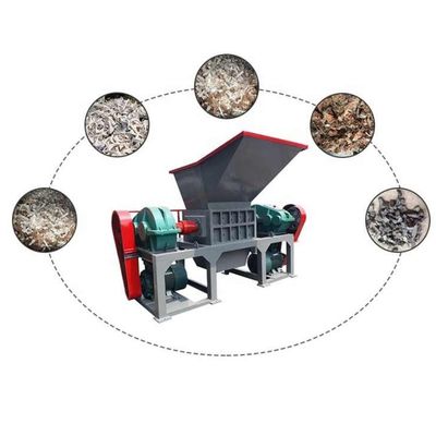 Macchine di triturazione dei rifiuti industriali di plastica a doppio albero per pallet di legno