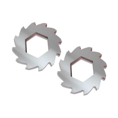 Scrap alloy metal Double shaft shredder blade resistente all'usura