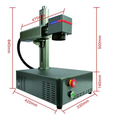 20w 30w 50w Fibra Laser Marking Machine Portable Ring Jewelry Engraving Machine