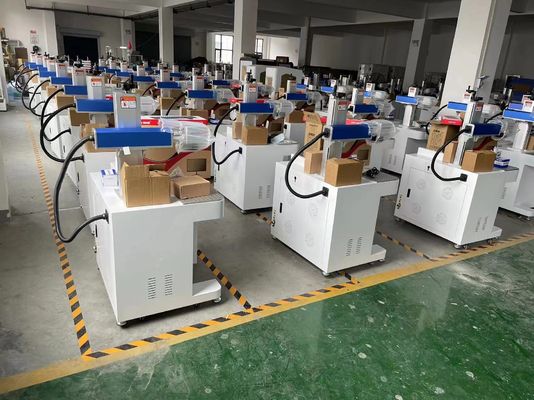 Macchina di marcatura laser a fibra portatile per scrivania