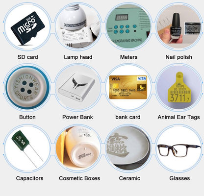 3W 5W UV Laser Marking Machine 7000mm/s per marcatura di logo in plastica ceramica