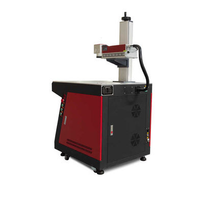 Macchina di marcatura laser UV 7000mm/s 3W per jeans in pelle ceramica in plastica