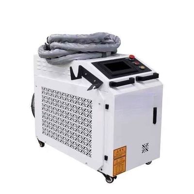 Macchina di pulizia laser a fibra portatile 2000W per rivestimento di vernice arrugginita rimozione polvere di olio di vernice