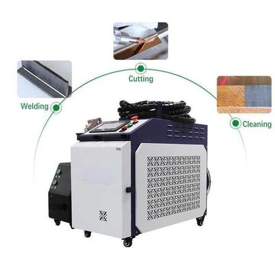 Macchina di pulizia laser a fibra portatile multifunzione 3 in 1 ad alta efficienza