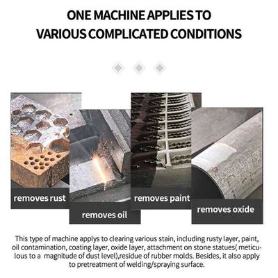 Macchina di rimozione della ruggine laser a fibra continua / modulazione per la costruzione di autocarri