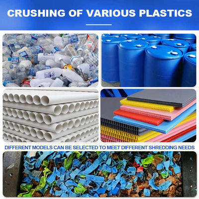 Mini portabile macchina di triturazione di plastica a doppio albero per la pellicola rigida della lama