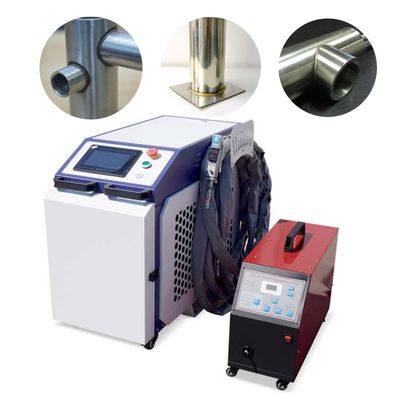 Saldatura laser raffreddata con acqua 1500W 2000W Fibra portatile 4 in 1 Portatile Saldatura per metallo