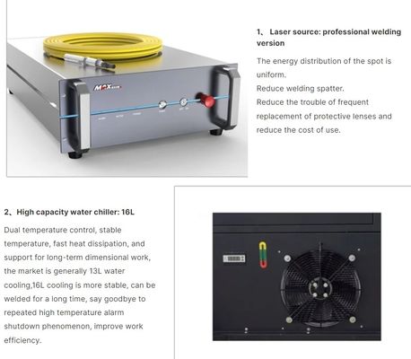 Macchina di saldatura laser a fibra di precisione con punto focale fine lunghezza focale di 100 mm
