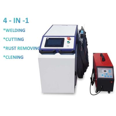 2000W Fibra Laser Saldatura Macchina Acqua raffreddata Handheld Laser Saldatore 4 in 1