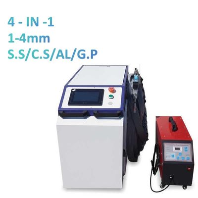 4 in 1 Continuous Wave Laser Welding Machine per acciaio metallo alluminio inossidabile