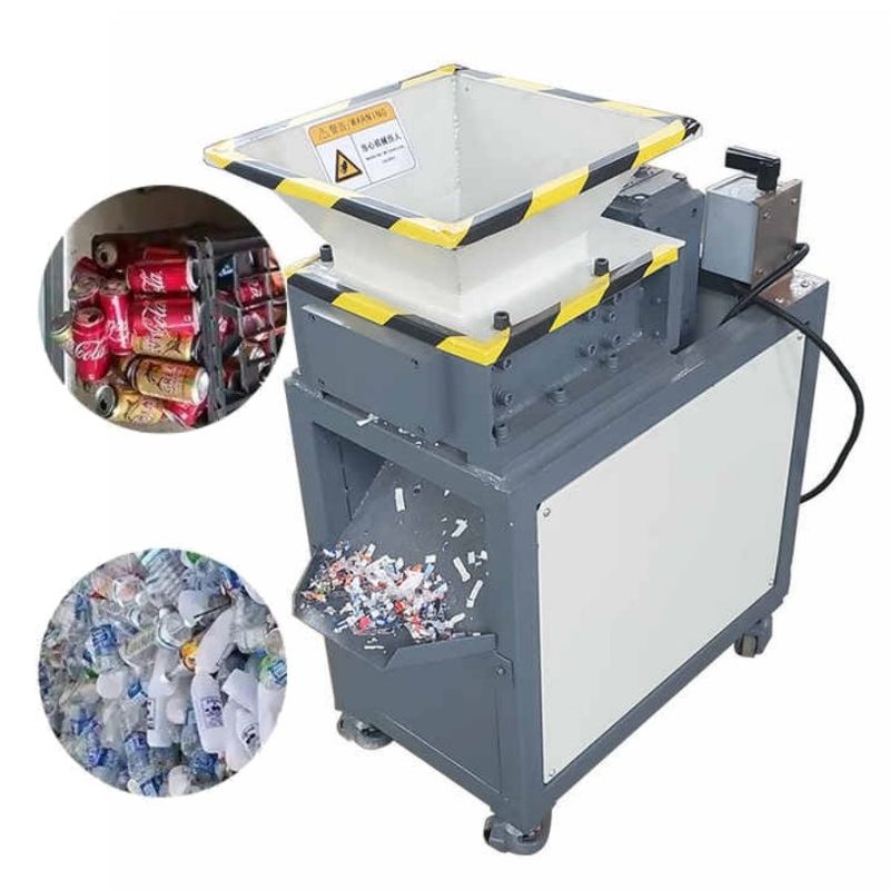 110-130 kg/h Macchina di triturazione dei rifiuti industriali di carta Macchina portatile di triturazione dei rottami metallici
