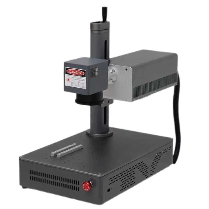 Macchina di marcatura laser a fibra UV, Macchina di marcatura laser portatile per metallo / plastica