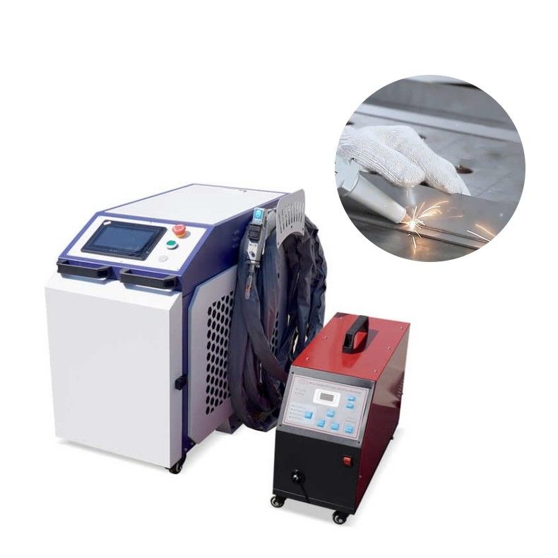 1400mm Robot Arm Laser Welding Machine Con 500W Max Output Power E Accuratezza di Posizionamento di Luce Rossa