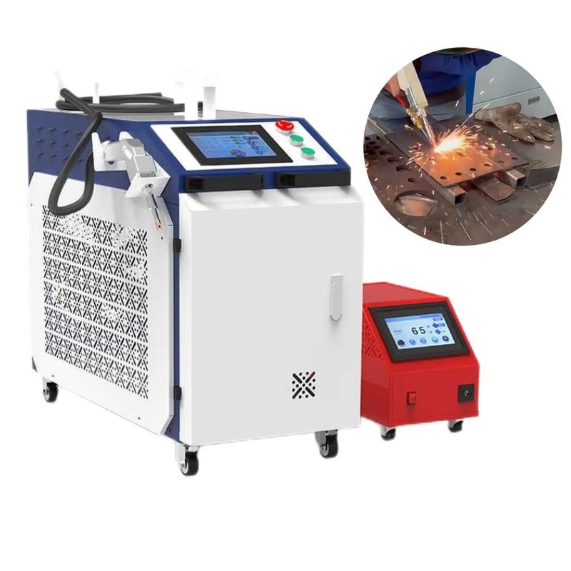 Saldatori laser a fibra di alta precisione 1kw 1.5kw 2kw 3kw Saldatura di lamiere di acciaio al carbonio