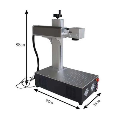 20W 30W Mini Mopa Fiber Laser Marking Machine Gioielleria Laser Cutting Incisione Machine